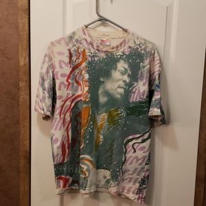 Vintage Jimi Hendrix  all over print